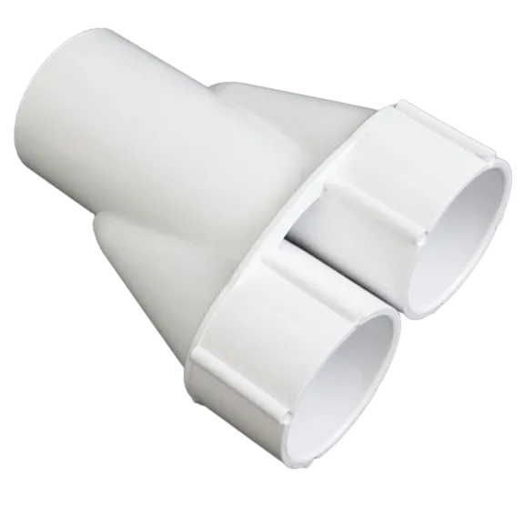 Waterway Plastics PVC Manifold Wye, 1.5 x 1.5 x 1.5 Inch Spigot