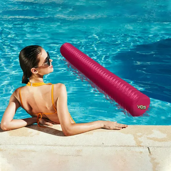 VOS Mega Foam Wavy Pool Noodle, Pink