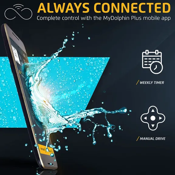 Dolphin Explorer E30 WiFi Robotic Pool Cleaner with Ultra Fine Filters by Maytronics