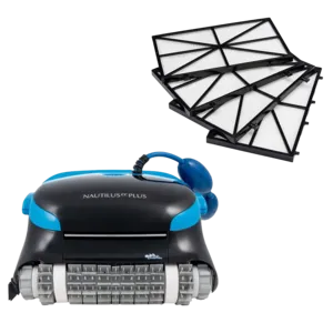 Dolphin Nautilus CC Plus Wi-Fi Enabled Robotic In-Ground Pool Cleaner with Ultra-Fine Filters, Suitable for Pools up to 50 FT