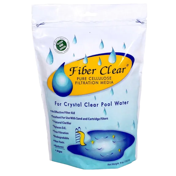 Fiber Clear 9oz Cellulose Media DE Alternative for Pool DE Filters 4009DC