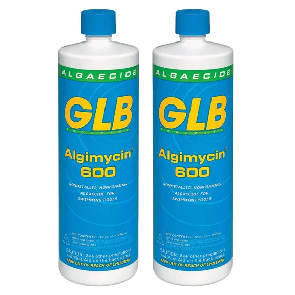 GLB Algimycin 600 Pool and Spa Algaecide Treatment (Pack of 2)