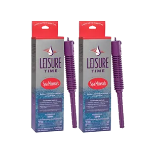 Leisure Time Mineral Purifier for Hot Tubs and Pools Maintenance (Pack of 2)