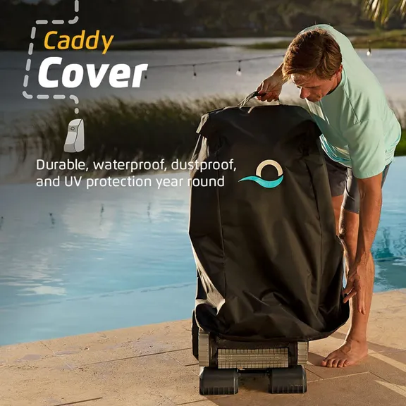 Dolphin Nautilus CC Plus Wi-Fi Enabled Robotic Pool Cleaner with Caddy and Cover