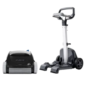 Dolphin Explorer E30 WiFi Automatic Robotic Pool Cleaner With Universal Caddy