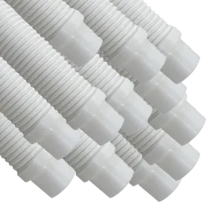 Puri Tech AquaBug Pool Vacuum Hose, 1.5 inch x 4 feet, White (Pack of 12)