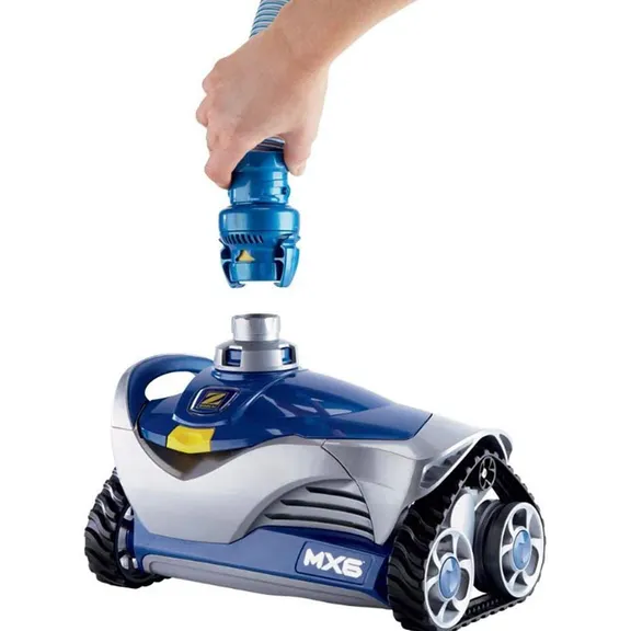 Zodiac Mx6 Automatic Suction Side Pool Cleaner Vacuum with Zodiac Cyclonic Leaf Canister