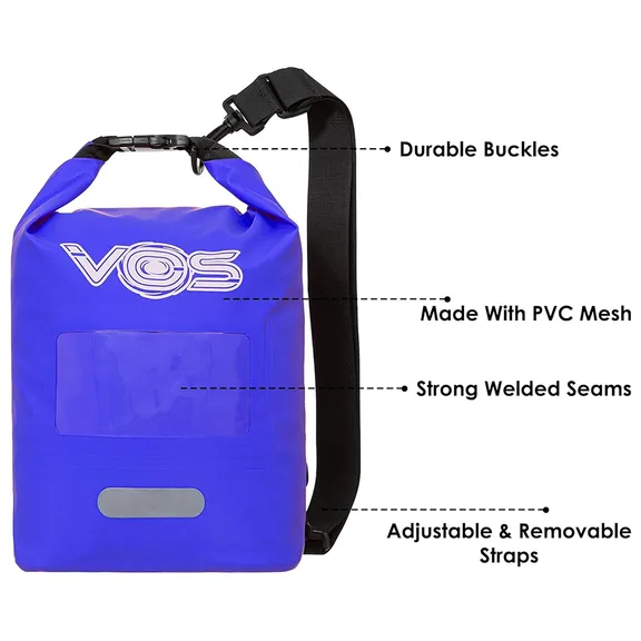 VOS Waterproof Premium Dry Bag 5L, Blue