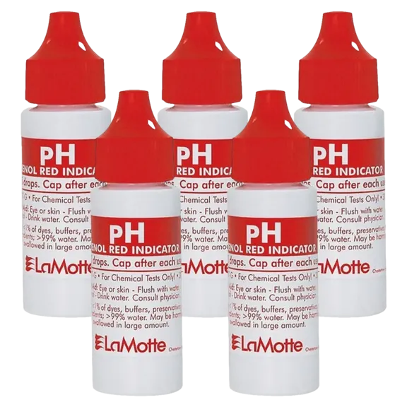 LaMotte 5 Pack Liquid Reagent Set, 7037-G