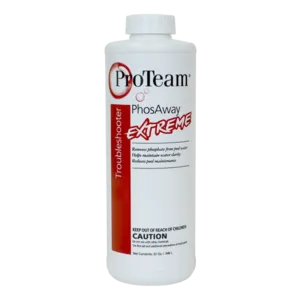 ProTeam PhosAway EXTREME, Phosphate Remover Controls Algae in Swimming Pools 1qt