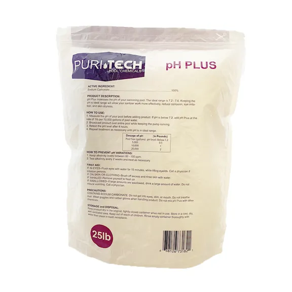 Puri Tech Pool and Spa pH Increaser, 25lb