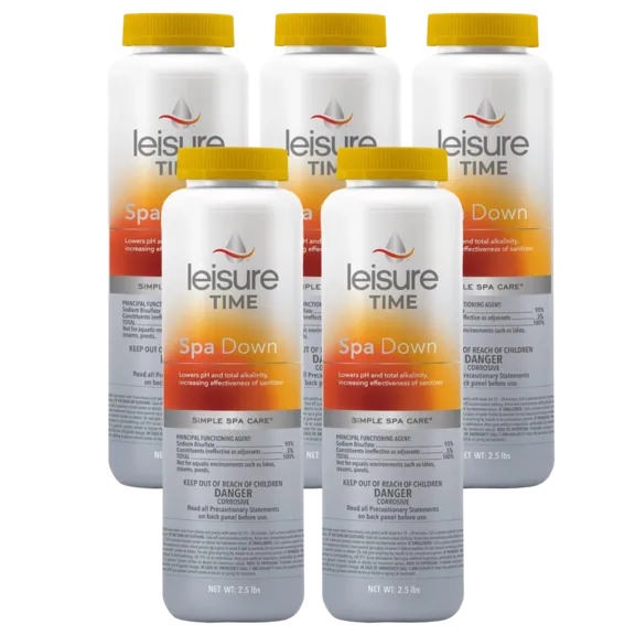 Leisure Time 2.5lb Granular Spa Down for pH Reduction (Pack of 5)