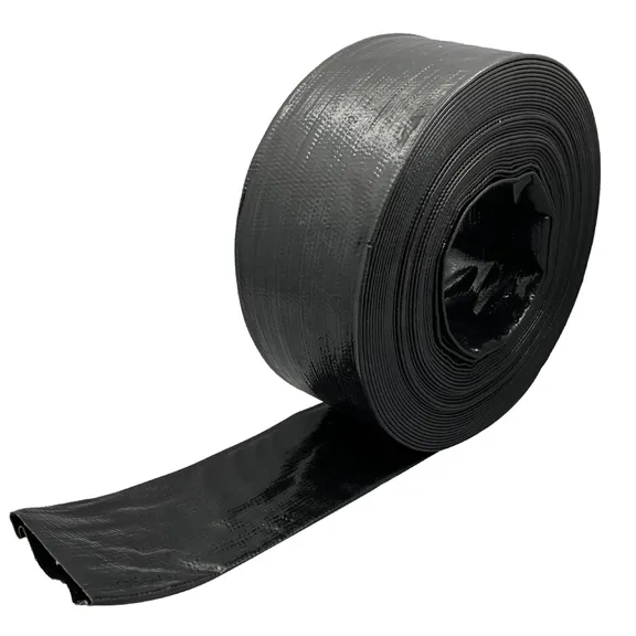 Primal Accessories Commercial Grade 2-inch x 50-feet Black Backwash Hose with 3 Bar / 43.5 psi