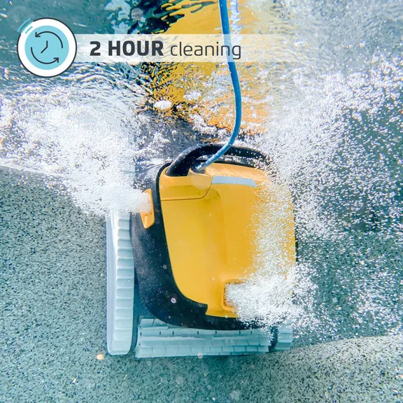 Dolphin Triton PS Inground Robotic Pool Vacuum Cleaner, Ultra-Fine Filters Upgraded Robotic Pool Vacuum