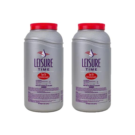Leisure Time E5 Spa 56 Chlorinating Granules, 5lbs (Pack of 2)