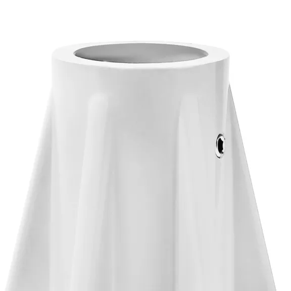 Saftron 6-Inch White Surface Mounting Base