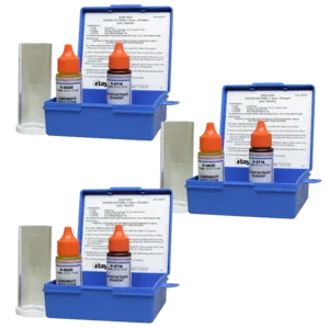 Taylor Technologies Salt Pool and Spa Chloride Argentometric Drop Test Kit, .75 oz Bottles (Pack of 3)