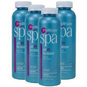 ProTeam Spa Instant pH Level Increaser for Spas and Hot Tubs 1 lb Bottle (Pack of 4)