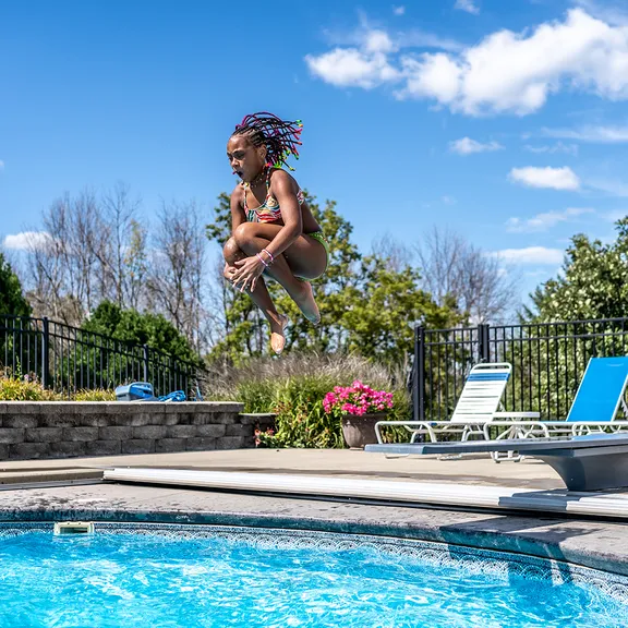 Global Pool Products 6ft Diving Board Stand with Jig, Gray - 3 Bolt Base Replacement for Inground Pools
