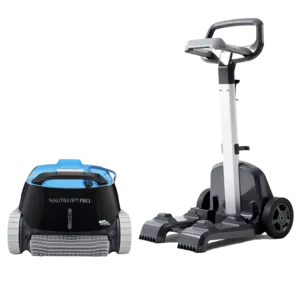 Dolphin Nautilus Pro Wi-Fi Controlled Robotic Pool Vacuum Cleaner with Caddy