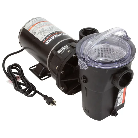 Hayward PowerFlo, LX Above-Ground Pool Pump with 6-ft cord, 3-Prong, Single Speed, 115V, 1HP