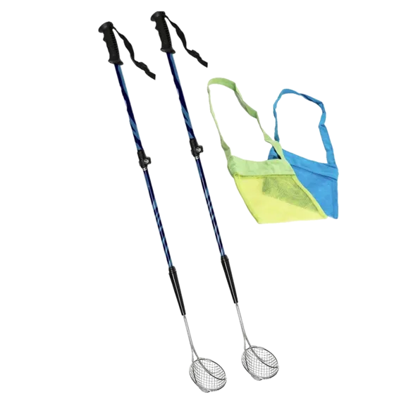VOS Sand Sifter, Adjustable Shelling Tools for Beach, 2-Pack, KOVO Blue