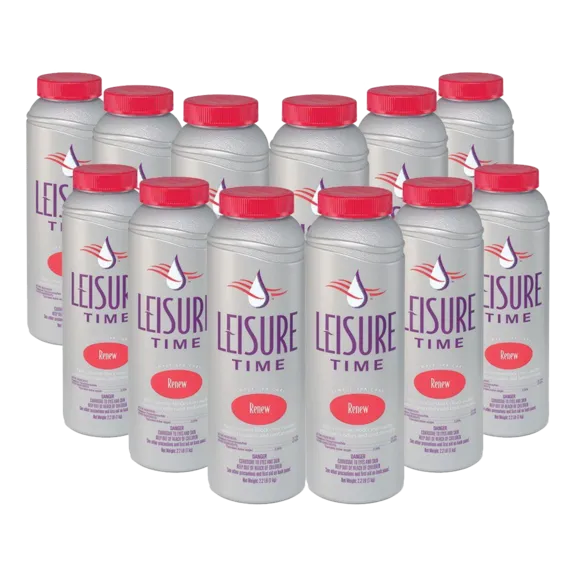 Leisure Time Renew Granular Non-Chlorine Shock for Spas, 2.2lb (Pack of 12)