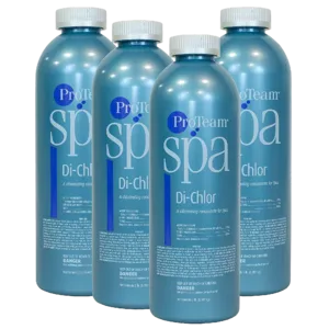 ProTeam Spa Di-Chlor Chlorine Powder Concentrate for Safe and Clear Spas - 2lb, 4 Pack