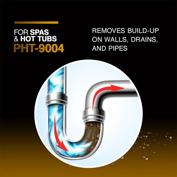 Puri Tech Clear Out 4oz Hot Tub Cleaner Removes Gunk from Spa Walls, Drains, and Pipes