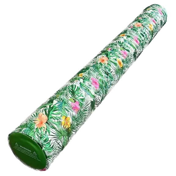 VOS Mega Foam Wavy Pool Noodle, Hawaiian Flower Print