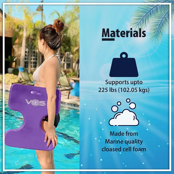 VOS Phoenix Saddle Effusion Water Floats, Lavender, 2-Pack