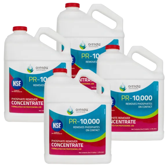 Orenda Technologies Phosphate Remover Concentrate PR-10000 1 Gallon 32oz (Pack of 4)