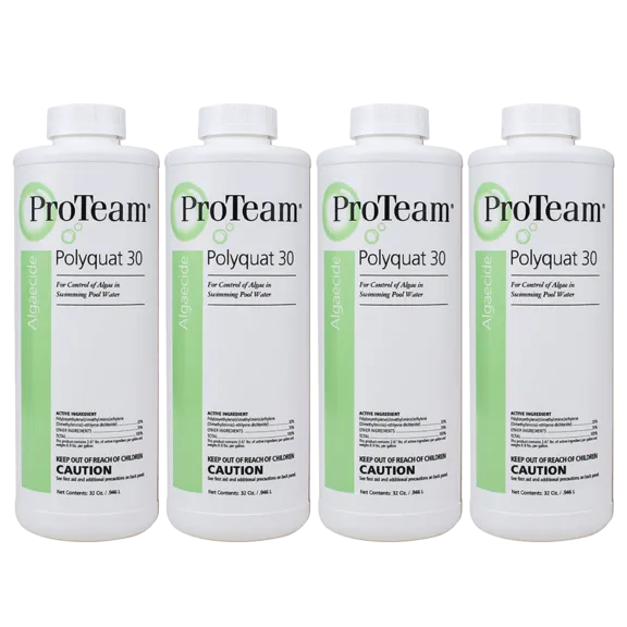 ProTeam Polyquat 30 Algae Inhibitor - Pack of 4 (1 Quart Each)
