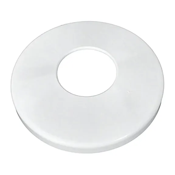 Saftron High Impact Vinyl Escutcheon for Pool ladders and Handrails, Set of 2 - White