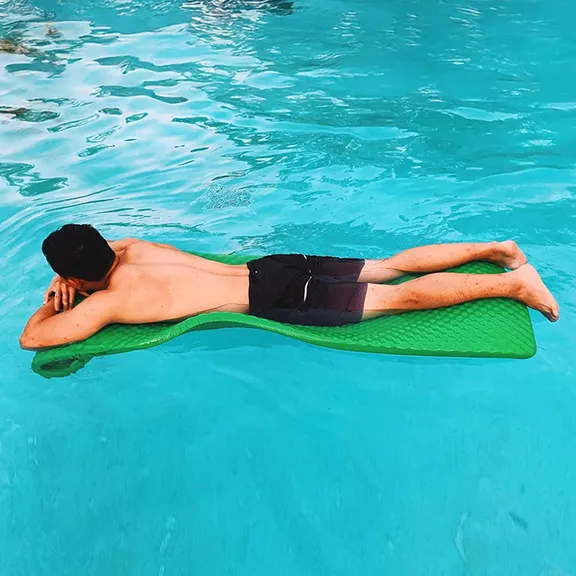 VOS Infinity Lounger Premium Extreme Water Float, Botanical Green