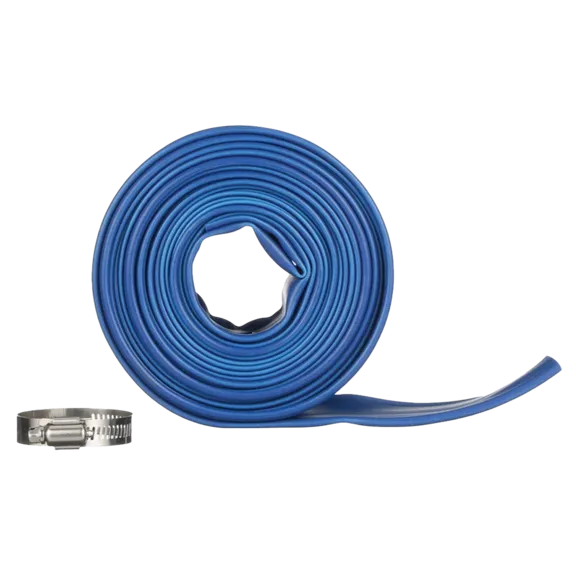 Blue Devil Backwash Hose 1-1/2" x 25' w/ Clamp Shrink Wrapped (22 mil) B8226
