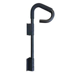 Puri Tech 2" Portable Safety Handrail with Skirt Mount for Spa, Foam Grip, Indoor/Outdoor, Black