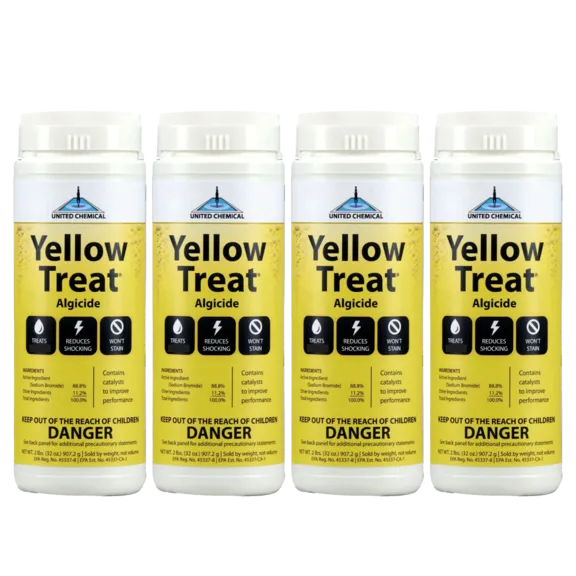 United Chemical Yellow Treat Algaecide, 2lb (Pack of 4)