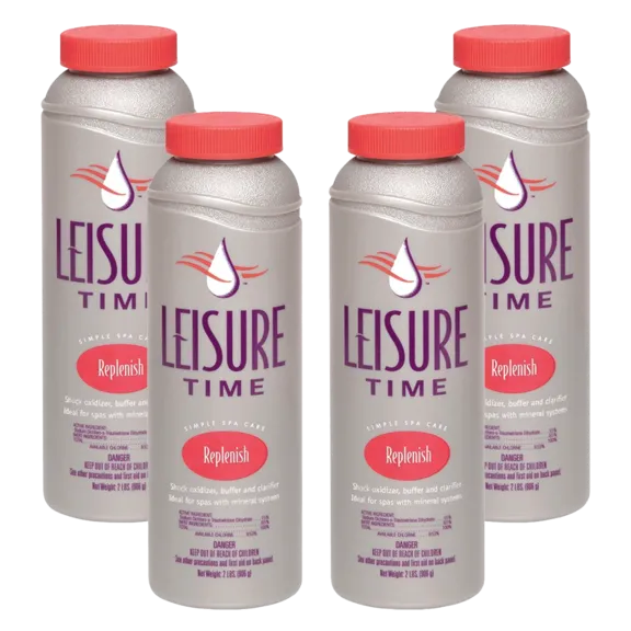 Leisure Time Replenish Quick-Dissolving Spa Shock Treatment (Pack of 4)