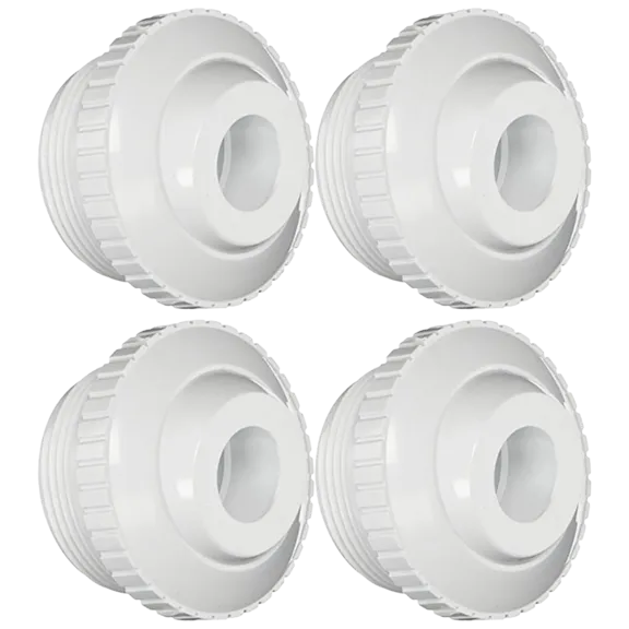 Hayward HydroStream Directional Outlet with 3/4" Opening, White (Pack of 4)