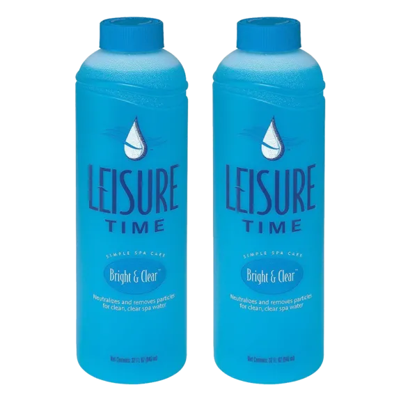 Leisure Time Bright and Clear Spa Water Clarifier, 32oz (Pack of 2)