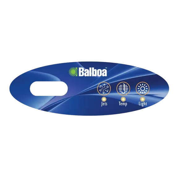 Balboa 11219 Duplex Mini Oval Jet/Light Spa Control Overlay