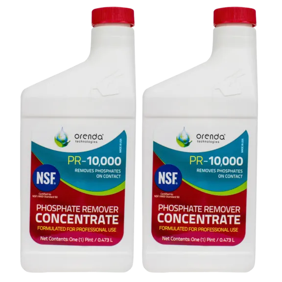 Orenda PR-10000 Phosphate Remover Concentrate for Pool and Spa, Pint Size (Pack of 2)