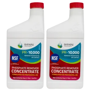 Orenda PR-10000 Phosphate Remover Concentrate for Pool and Spa, Pint Size (Pack of 2)