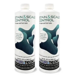 Puri Tech Spa Stain and Scale Control Prevents Scale, Staining and Calcium Build-up, 320z (Pack of 2)