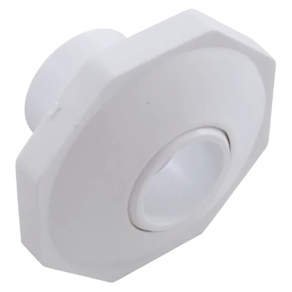 White Waterway Plastics Econ 1" Return Fitting for Pool Spa