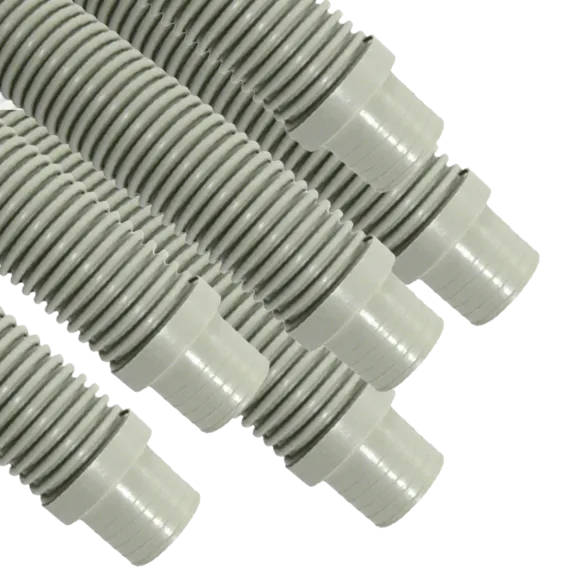 Puri Tech Universal Suction Hose for Swimming Pool Cleaner 1.5-inch x 4-feet, Light Grey (Pack of 6)