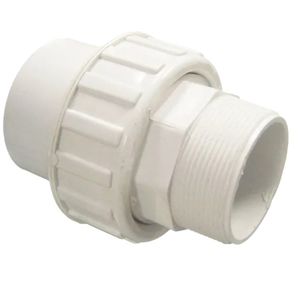 Waterway Plastics 2" Spigot Male Pipe Thread Union Assembly with 2" Slip