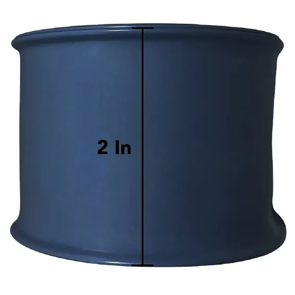 Puri Tech Heavy-Duty 2"x50ft Pool Filter Backwash Hose with Clamps - Weather and Chemical Resistant Vinyl