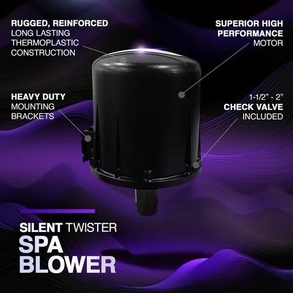 Puri Tech Silent Twister Outdoor Spa Blower 240V 2HP
